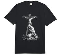 Notre Dame des Douleurs Passion Catholique Dévotion Comfort Colors Adult Heavyweight T-Shirt