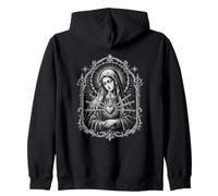 Notre Dame des Douleurs Sacré Cœur Sept Épées Sweat à Capuche