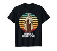 Notre Dame du Mont Carmel Marian Catholique T-Shirt