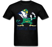 Notre Dame Fighting Irish Logo Men's Short T-Shirt Men Tee Black XXL