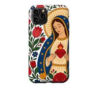 Notre-Dame Guadalupe Marie Cœur Immaculé Folk Catholique Sainte Coque pour iPhone 11 Pro