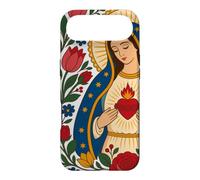 Notre-Dame Guadalupe Marie Cœur Immaculé Folk Catholique Sainte Coque pour iPhone Air