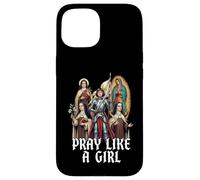 Notre-Dame la Bienheureuse Mère Latin Marian Titres Catholiques Coque pour iPhone 15