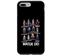 Notre-Dame la Bienheureuse Mère Latin Marian Titres Catholiques Coque pour iPhone 7 Plus/8 Plus