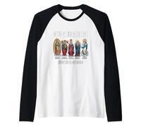 Notre-Dame la Bienheureuse Mère Latin Marian Titres Catholiques Manche Raglan