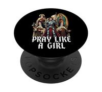 Notre-Dame la Bienheureuse Mère Latin Marian Titres Catholiques PopSockets PopGrip Adhésif