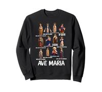 Notre-Dame la Bienheureuse Mère Latin Marian Titres Catholiques Sweatshirt