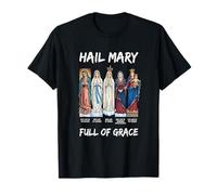 Notre-Dame la Bienheureuse Mère Latin Marian Titres Catholiques T-Shirt