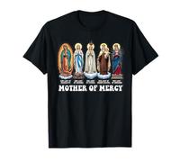 Notre-Dame la Bienheureuse Mère Latin Marian Titres Catholiques T-Shirt