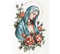 Notre Dame Peinture Diamant Painting Kit, 5D Diamond Painting Adulte Fleur, DIY Peinture Diamant pour Adultes, Complet Point de Croix Kit Broderie, pour Artisanat Murale Décoration 100x150cm H-6170