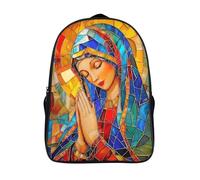 notre dame sac à dos imprimé en 3d adolescent et adulte solide et robuste vitrail sac à dos imperméable 2 compartiment unisexe sac d'école voyage-16,pour les voyages les affaires