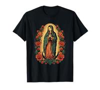 Notre-Dame Sainte Marie de Guadalupe Vierge Marie Symbole Puissant T-Shirt