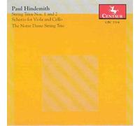 Notre Dame String Trio - Hindemith: Trios 1 & 2 [Import]