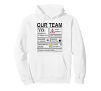 Notre équipe - Conception de Travail d'équipe Sweat à Capuche