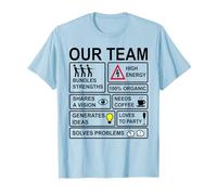Notre équipe - Conception de Travail d'équipe T-Shirt
