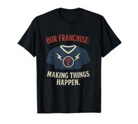 Notre Franchise Making Things Happen Retro Team Spirit T-Shirt