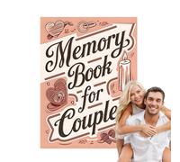 Notre livre d'histoire pour couples | Album photo de 58 pages | Fournitures de carnet pour mariage, voyage, Saint-Valentin, lunes de miel
