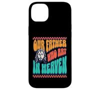 Notre Père Qui est au Paradis Fun God Retro Font Jesus Love Coque pour iPhone 14 Plus