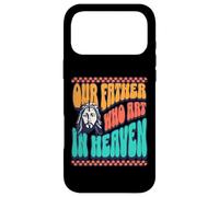 Notre Père Qui est au Paradis Fun God Retro Font Jesus Love Coque pour iPhone 17 Pro Max