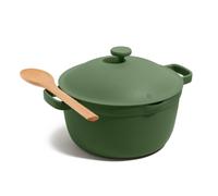 Notre place Pot Perfect Pot - 5.5 Qt. Sauce en ceramique antiadhesive avec couvercle | Ustensiles de cuisine polyvalents pour la cuisiniere et le