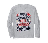Notre Premiere Fete des Meres Ensemble Nouveau Né Maman 2025 Manche Longue