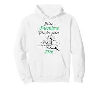 Notre Première Fête des Pères Papa pour la Première Fois Sweat à Capuche
