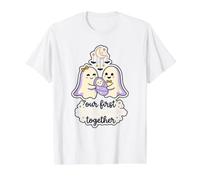 Notre première Saison effrayante Ensemble Halloween Parenting Ghostly T-Shirt Graphique avec Valeur, Homme, Blanc, S