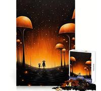 Notre Puzzle de 1000 pièces Maison des Champignons pour Adolescents Un Cadeau de qualité supérieure pour stimuler la mémoire et apaiser Les Adolescents (38x52cm)