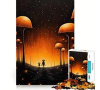 Notre Puzzle Maison des Champignons de 1000 pièces pour Adolescents Un Jeu de logique et de détente, aux découpes précises et Douces, Un Cadeau précieux (50x75cm)