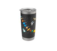 Notre système solaire - Espace - Planètes - Objet astronomique Gobelet isotherme en acier inoxydable double paroi