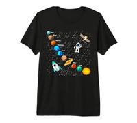 Notre système Solaire - Espace - Planètes - Objet astronomique T-Shirt Haut de Gamme
