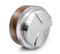 NOTSEK Distributeur de café 54 mm, outil de distribution de café en noyer pour porte-filtre de 54 mm, hauteur réglable pour accessoires de barista