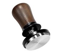 NOTSEK Presse-café 54 mm, régulateur de pression de 30 lbs - Calibrage automatique - Avec base en acier inoxydable - Poignée en noyer - Pour Sage Barista Express - Porte-filtre de 54 mm