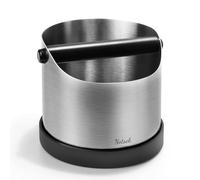 NOTSEK Récipient de tapotement pour porte-filtre, 1,2 l, grande boîte à café, en acier inoxydable, pour filtre Porta, boîte de ramassage pour machine à café Delonghi Sage Ninja, accessoires - Argenté