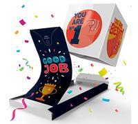 Notta&Belle FEEL LOVE EVERY MINUTE «BOUM!» Carte Félicitation Explosion Confettis (Good Job), Surprise Enveloppe lance Сonfetti