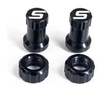 NoTubes Kit de couleur de valve tubeless noir