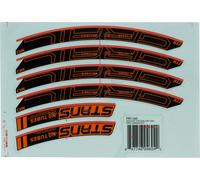 NoTubes Set d'Autocollants pour ZTR Grail MK3 orange 28"