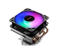 Noua Haku RGB Dissipateur de chaleur TDP 280 W Low Profile 4 Heatpipe pour CPU Intel i7/i5/i3 Socket 1200 775 1150 1151 1155 1156 1366 AMD AM3 AM4 Cooler Cooler Fan 1800RPM 90RPM mm RGB Rainbow Auto