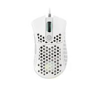 NOUA Souris Gaming Myst, RGB, capteur optique Pixart 3325 jusqu'à 10000 PPP, 7 boutons, 68 g, Blanc