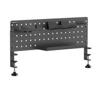 Noua Shatter Panneau perforé de Bureau en Acier et ABS avec Pince, Organisateur Vertical pour Accessoires de Jeu et de Bureau, Support de téléphone pour écouteurs câbles de Rangement (580 x 146 x 293