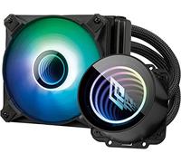 Noua Siberus Pro 120 ARGB Noir, Refroidissement liquide CPU, TDP 200W, Infinity Mirror, Ventilateur PWM Adressable Silencieux, Universel LGA 1700 1200 115x AM5 AM4 AM3