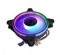 Noua Vex ARGB Dissipateur de Chaleur Low Profile 4 Tubes de Chaleur Ventilateur 1500RPM 120mm Addressable Cooler Cooler pour CPU i7/i5/i3 Socket 1700 1200 775 1150 1151 1155 1156 1366 AM3 AM4