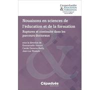 Nouaisons en sciences de l’éducation et de la formation. Ruptures et continuité dans les parcours doctoraux