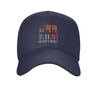 N'Oubliez Jamais Le 11 Septembre 9/11 Memorial Day 11 Septembre Casquettes Sport Réglable Casquettes De Baseball Retro Chapeau Hommes pour Golf Homme Femme