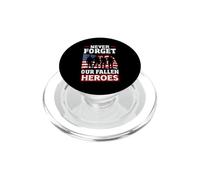 N'oubliez jamais nos héros tombés au Combat : Journée commémorative des Anciens Combattants PopSockets PopGrip pour MagSafe