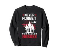 N'oubliez jamais nos héros tombés au Combat : Journée commémorative des Anciens Combattants Sweatshirt