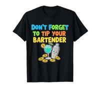N'oubliez Pas de Donner Un pourboire à Votre Barman - Serveur Barman T-Shirt