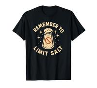 N'oubliez Pas de Limiter Votre consommation de sel : Funny Cute Vintage T-Shirt