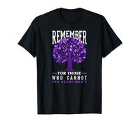 N'oubliez Pas pour Ceux Qui ne Peuvent Pas Mettre Fin à la maladie d'Alzheimer T-Shirt Graphique avec Valeur