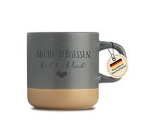 N'oubliez pas que je t'aime - Cadeau pour maman, sœur, petite amie, fille, femme - Cadeau d'anniversaire - Tasse à café - Tasse - Gris